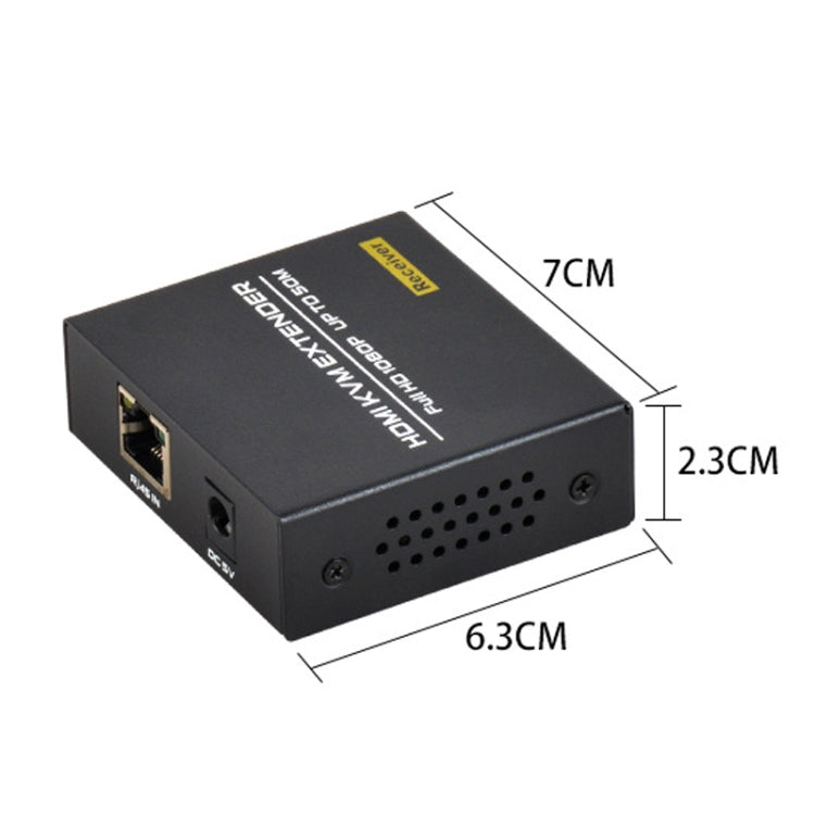 FJGEAR FJ-HKV50 HDMI+USB To KVM 1080P IP 50M Extender, Plug Type:US Plug - Converter by FJGEAR | Online Shopping South Africa | PMC Jewellery | Buy Now Pay Later Mobicred