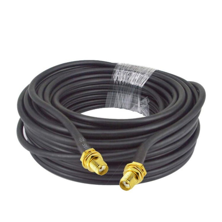 SMA Female To SMA Female RG58 Coaxial Adapter Cable, Cable Length:10m - Connectors by PMC Jewellery | Online Shopping South Africa | PMC Jewellery | Buy Now Pay Later Mobicred