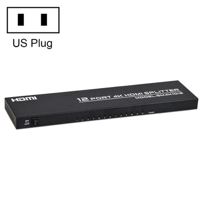 FJGEAR FJ-SM1012 1 In 12 Out 30HZ HDMI 4K HD Audio And Video Splitter, Plug Type:US Plug - Splitter by FJGEAR | Online Shopping South Africa | PMC Jewellery | Buy Now Pay Later Mobicred