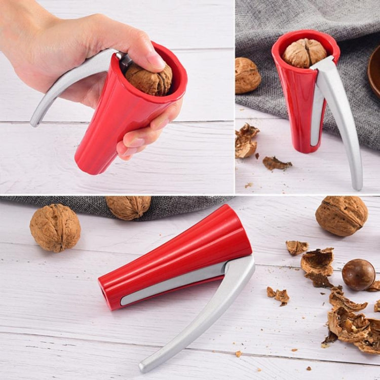 Zinc Alloy Funnel Shape Nut Nutcracker Sheller Walnut Opener Cutter Clamp Plier Kitchen Tools gadgets(Black) - Food Clips & Clips by PMC TechLife | Online Shopping South Africa | PMC TechLife | Buy Now Pay Later Mobicred