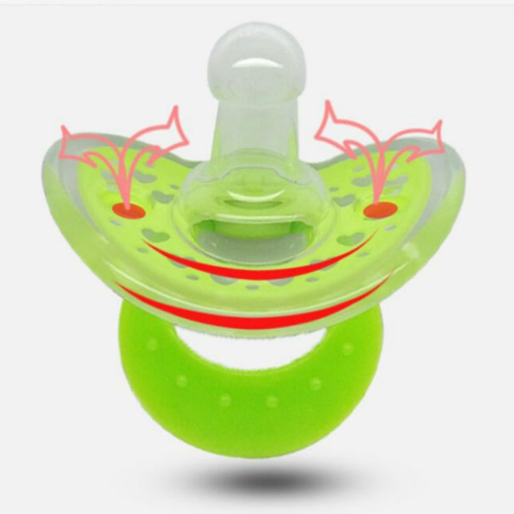 Baby Child Silicone Soft Round Head  Resistant to Tearing  Sleepy Pacifier(Fresh Green) - Cups & Silicone Nipple by PMC Jewellery | Online Shopping South Africa | PMC Jewellery