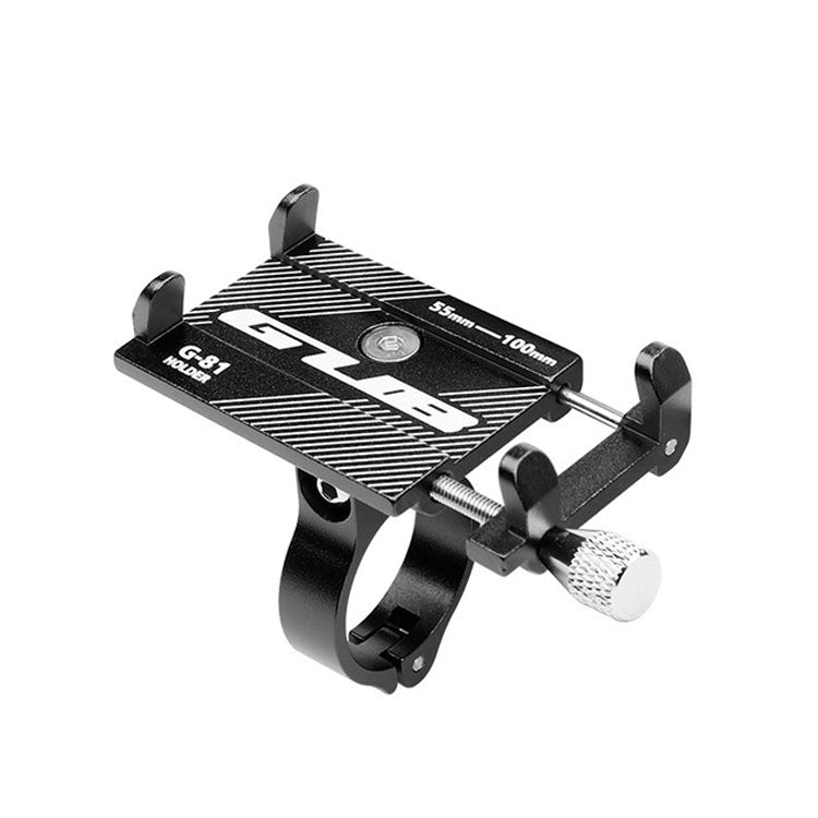 G-81 Bicycle Aluminum Alloy Mobile Phone Navigation Bracket Riding Equipment(Black) - Holders by PMC Jewellery | Online Shopping South Africa | PMC Jewellery | Buy Now Pay Later Mobicred