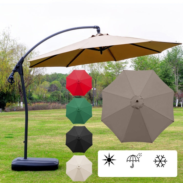 Polyester Parasol Replacement Cloth Round Garden Umbrella Cover, Size: Diameter 3m 8 Ribs(Big Red) - Patio Umbrella by PMc TechLife | Online Shopping South Africa | PMc TechLife | Buy Now Pay Later Mobicred