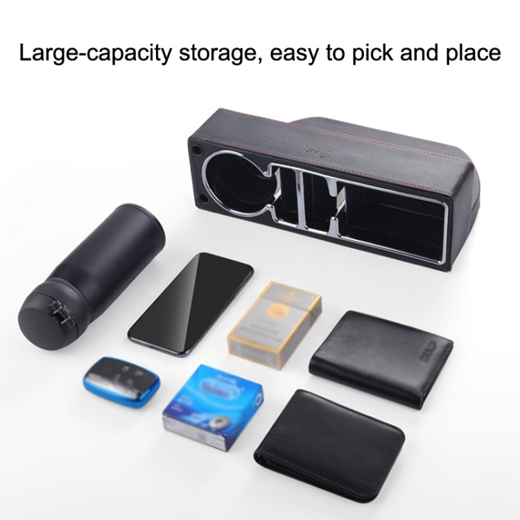 SUSISUN SNH010 Car Seat Gap Storage Box, Style:Positive Drive USB Charging(Black) - Stowing Tidying by SUSISUN | Online Shopping South Africa | PMC Jewellery | Buy Now Pay Later Mobicred