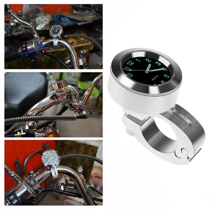 Motorcycle Bike Modified Handlebar Clock Watch(White) - Others by PMC Jewellery | Online Shopping South Africa | PMC Jewellery