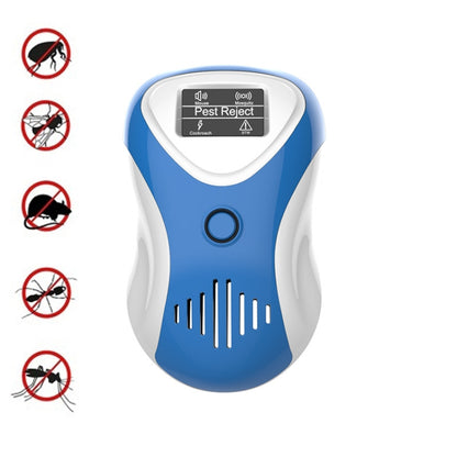 Ultrasonic Mouse Repeller Energy-Saving Silent Insect Repeller, Plug Type:EU Plug(Blue White) - Repellents by PMC Jewellery | Online Shopping South Africa | PMC Jewellery | Buy Now Pay Later Mobicred