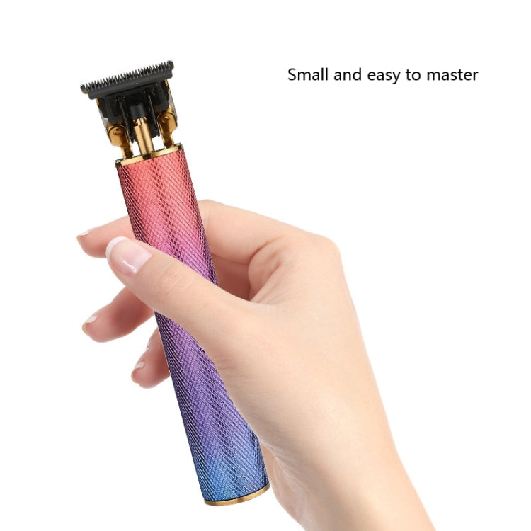 Gradient Color Small Clipper Retro Electric Clipper USB Charging Electric Hair Clipper - free shipping - PMC TechLife - Order now!