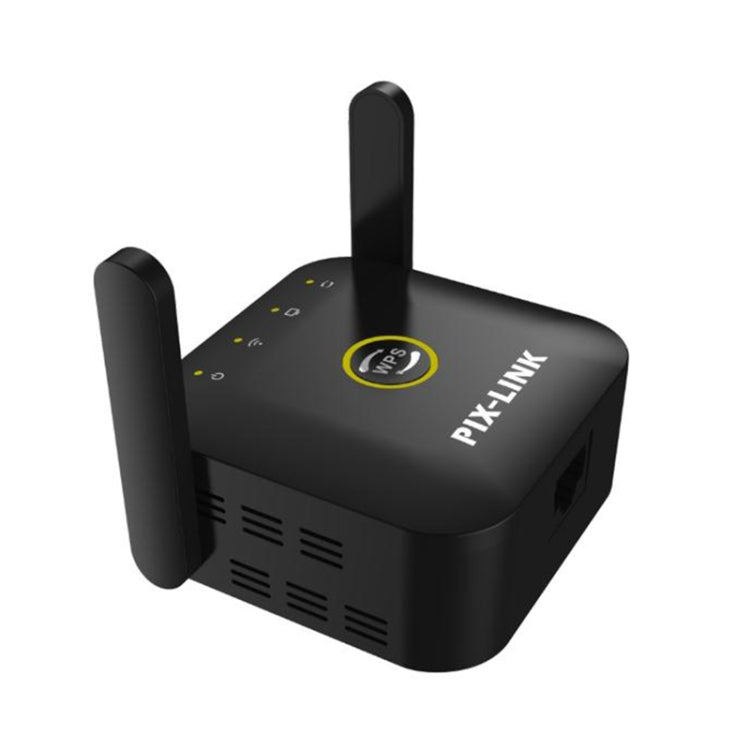 PIX-LINK WR22 300Mbps Wifi Wireless Signal Amplification Enhancement Extender, Plug Type:UK Plug(Black) - Wireless Routers by PIX-LINK | Online Shopping South Africa | PMC Jewellery | Buy Now Pay Later Mobicred