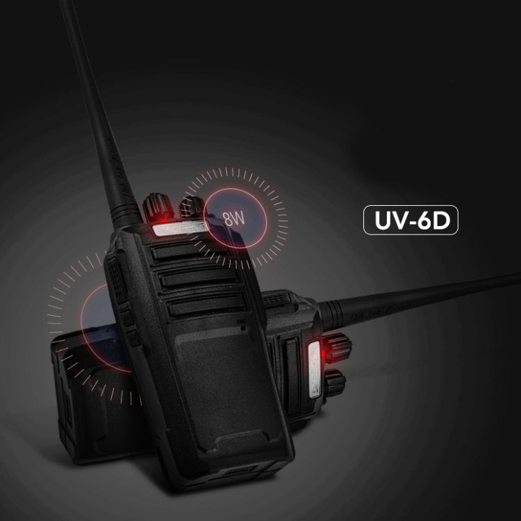 Baofeng BF-UV6D Civil Hotel Outdoor Construction Site Mobile High-power Walkie-talkie, Plug Specifications:EU Plug - Handheld Walkie Talkie by Baofeng | Online Shopping South Africa | PMC Jewellery | Buy Now Pay Later Mobicred