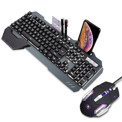 618 Internet Cafe Game Manipulator Keyboard and Mouse Set, Cable Length: 1.6m(Black) - Wired Keyboard by PMC Jewellery | Online Shopping South Africa | PMC Jewellery | Buy Now Pay Later Mobicred