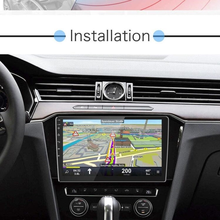 Universal Machine Android Smart Navigation Car Navigation DVD Reversing Video Integrated Machine, Size:9inch 2+32G, Specification:Standard+8 Lights Camera - Car DVD by PMC TechLife | Online Shopping South Africa | PMC TechLife | Buy Now Pay Later Mobicred