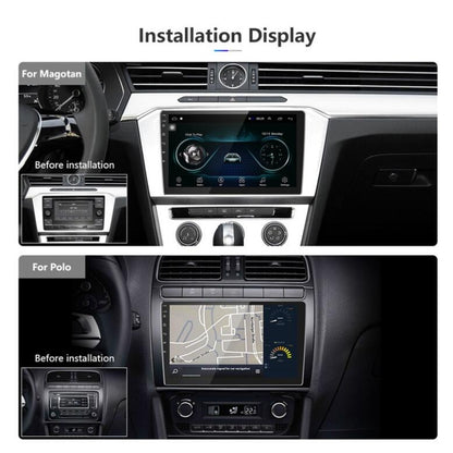 Universal Machine Android Smart Navigation Car Navigation DVD Reversing Video Integrated Machine, Size:10inch 2+16G, Specification:Standard+12 Lights Camera - Car DVD by PMC Jewellery | Online Shopping South Africa | PMC Jewellery | Buy Now Pay Later Mobicred