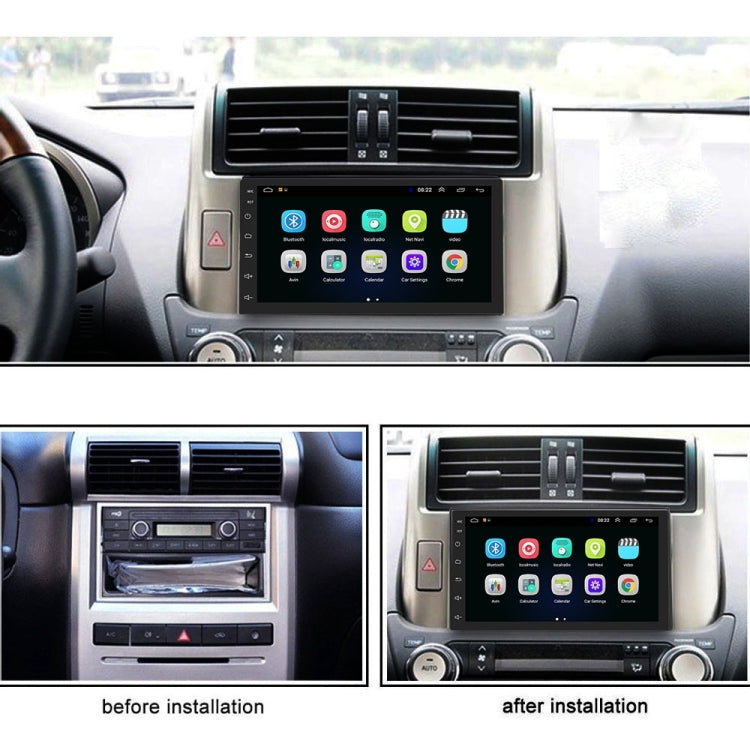 Car 7 inch Universal Android Navigation MP5 Player GPS Bluetooth Car Navigation All-in-one, Specification:Standard +8 Lights Camera - Car MP3 & MP4 & MP5 by PMC TechLife | Online Shopping South Africa | PMC TechLife | Buy Now Pay Later Mobicred