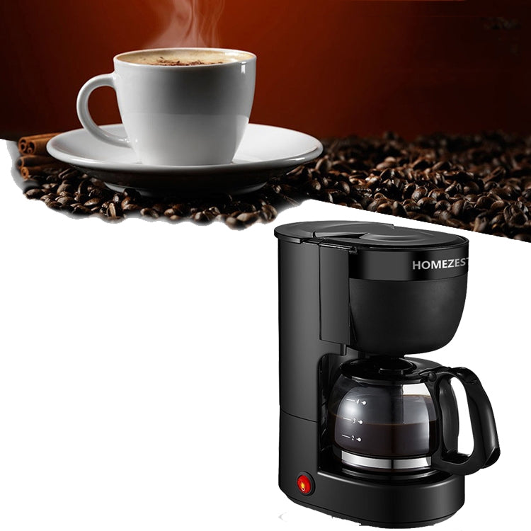 Homezest Household Small Coffee Maker Automatic Mini Drip Coffee Machine, Style:EU Plug(Black) - free shipping - PMC TechLife - Order now!