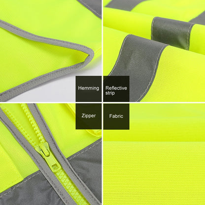 Multi-pockets Safety Vest Reflective Workwear Clothing, Size:XXL-Chest 130cm(Blue) - Reflective Safety Clothing by PMC Jewellery | Online Shopping South Africa | PMC Jewellery | Buy Now Pay Later Mobicred