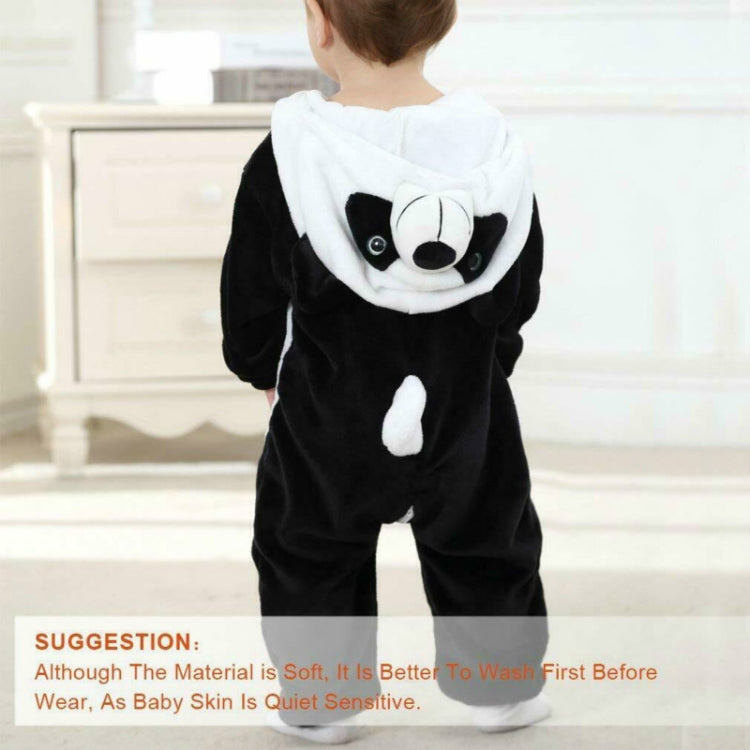 Babies Cartoon Animal Shape Flannel Jumpsuit Romper, Size:90CM(Snow leopard) - Baby Clothing by PMC Jewellery | Online Shopping South Africa | PMC Jewellery | Buy Now Pay Later Mobicred