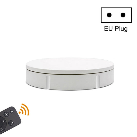 30cm Remote Control Speed Electric Turntable Sample Display Stand, Specification:EU Plug(White) -  by PMC Jewellery | Online Shopping South Africa | PMC Jewellery | Buy Now Pay Later Mobicred