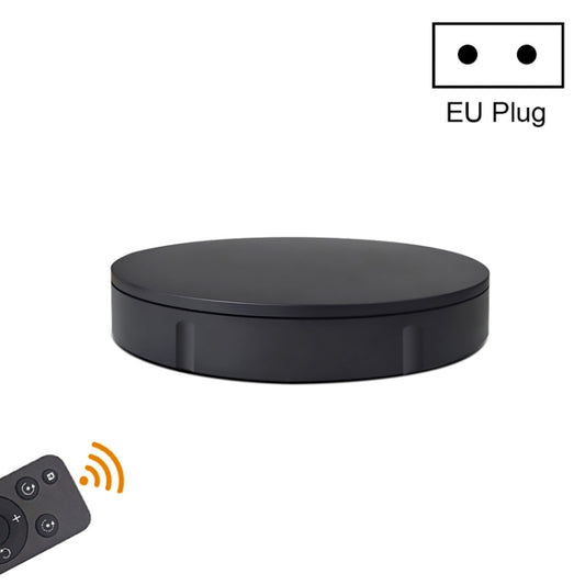 30cm Remote Control Speed Electric Turntable Sample Display Stand, Specification:EU Plug(Black) -  by PMC Jewellery | Online Shopping South Africa | PMC Jewellery | Buy Now Pay Later Mobicred