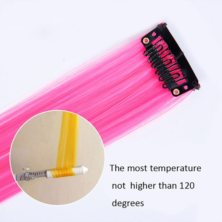 10 PCS Chemical Fiber Wig One-Step Gradient Color Single Card Wig, Stretched Length:24inches(27#) - free shipping - PMC TechLife - Order now!