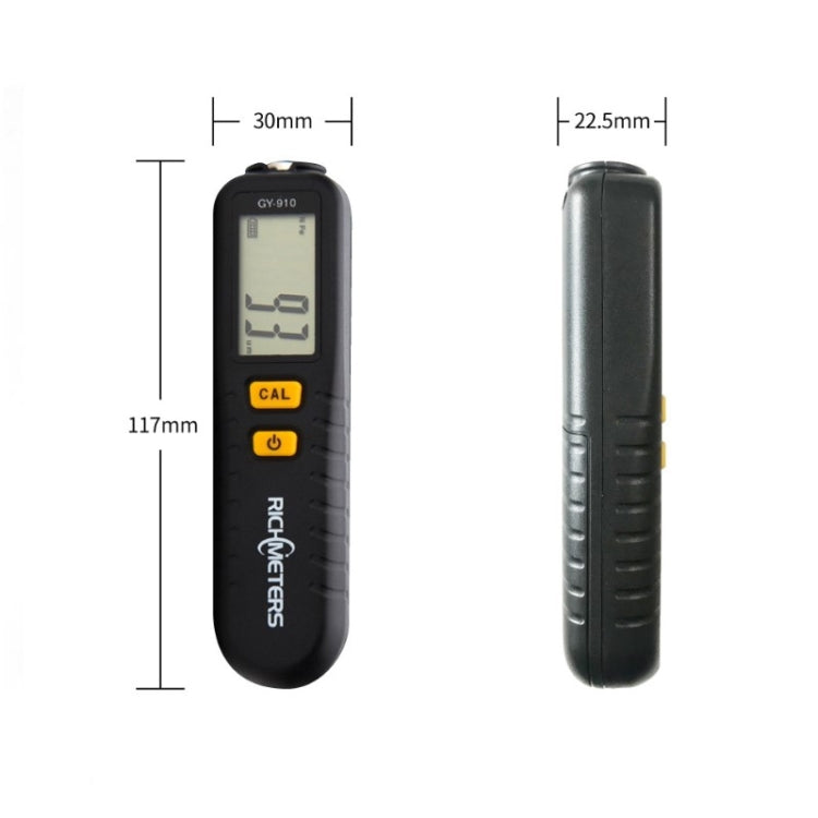 RICHMETERS GY910 Coating Thickness Gauge Metal Probe FE + NFE Iron and Aluminum Dual Use - Coating Thickness Gauge by RICHMETERS | Online Shopping South Africa | PMC Jewellery | Buy Now Pay Later Mobicred