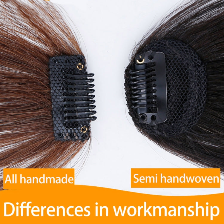 Fake Bangs Clip Hairpiece Synthetic Bangs Hair(Jet-black) - free shipping - PMC TechLife - Order now!