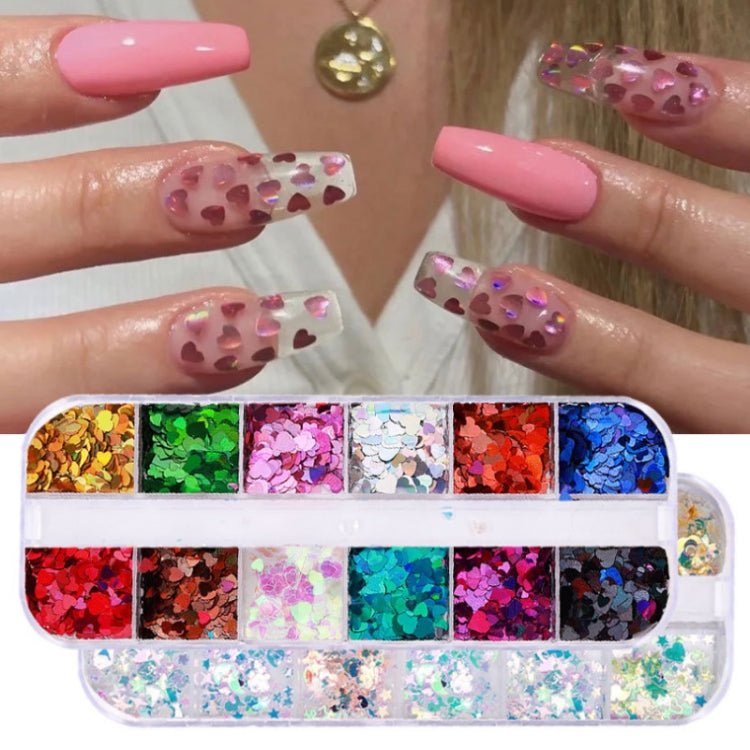 2 PCS Nail Art Butterfly Laser Symphony Sequins, Specification:22 - Nail Stickers by PMC Jewellery | Online Shopping South Africa | PMC Jewellery