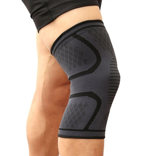 Comfortable Breathable Elastic Nylon Sports Knit Knee Pads, Size:XL(Black) - Sports Safety by PMC Jewellery | Online Shopping South Africa | PMC Jewellery | Buy Now Pay Later Mobicred