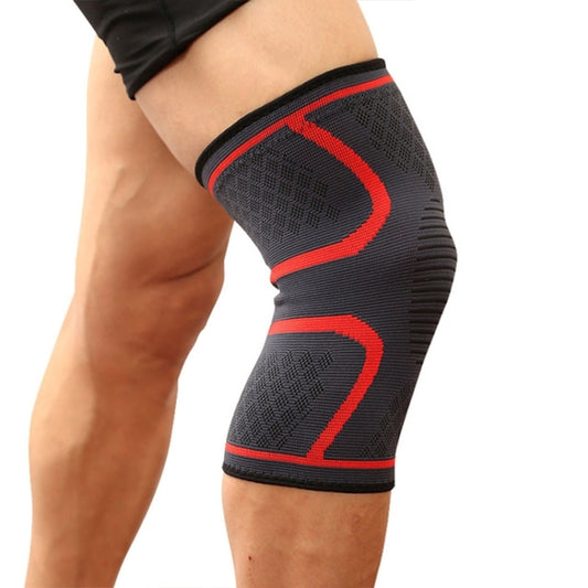 Comfortable Breathable Elastic Nylon Sports Knit Knee Pads, Size:XL(Red) - Sports Safety by PMC Jewellery | Online Shopping South Africa | PMC Jewellery | Buy Now Pay Later Mobicred