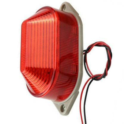 DC12V Led Mini Strobe Signal Warning Light Silent Warning Light(Red) - Warning Lights by PMC Jewellery | Online Shopping South Africa | PMC Jewellery | Buy Now Pay Later Mobicred