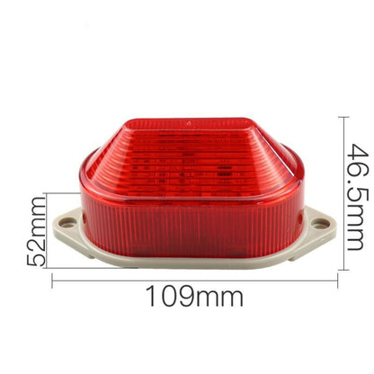 DC24V Led Mini Strobe Signal Warning Light Silent Warning Light(Red) - Warning Lights by PMC Jewellery | Online Shopping South Africa | PMC Jewellery | Buy Now Pay Later Mobicred