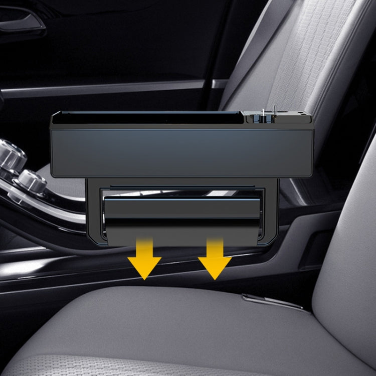 Car Seat Storage Box With Cable Car USB Charger, Style:2-wire + Storage Box - DIY Modified Charger by PMC TechLife | Online Shopping South Africa | PMC TechLife | Buy Now Pay Later Mobicred