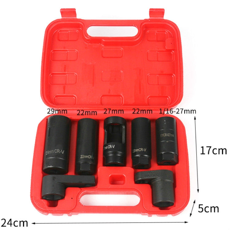 7 In 1 Oxygen Sensor Sleeve Sensor Removal Tool Wrench - Hand Tool Sets by PMC Jewellery | Online Shopping South Africa | PMC Jewellery | Buy Now Pay Later Mobicred