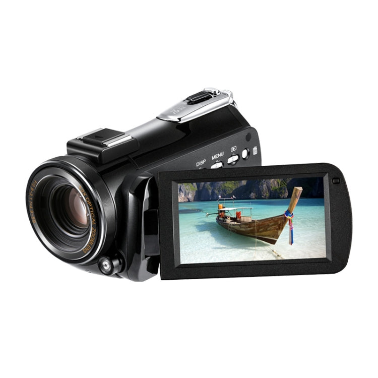 ORDRO AC5 4K HD Night Vision WiFi 12X Optical Zoom Digital Video DV Camera Camcorder, Style:Standard + Microphone(Black) - free shipping - PMc TechLife - Order now!