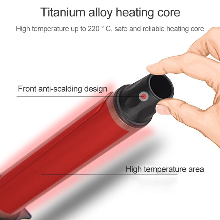Nano Titanium Hair Curler with LED Digital Temperature Display, Size: 22mm, US Plug - free shipping - PMC TechLife - Order now!