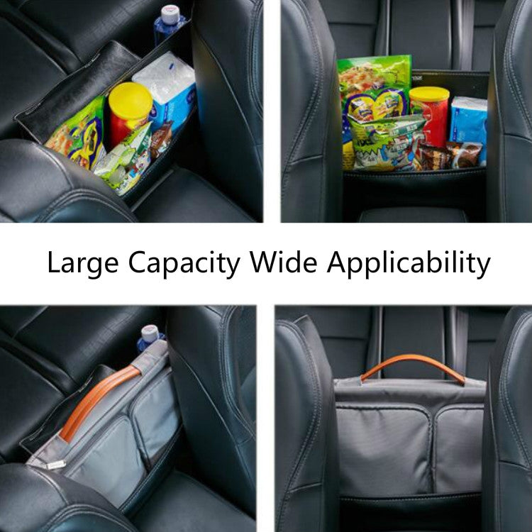 Car Seat Storage Net Pocket Car Storage Bag Multi-Function Suspended Storage Bag, Colour: Simple Black of Black Line - Stowing Tidying by PMC Jewellery | Online Shopping South Africa | PMC Jewellery | Buy Now Pay Later Mobicred