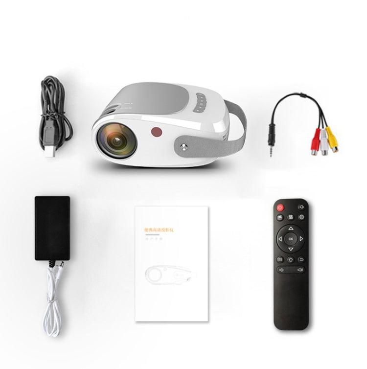 H5 180 ANSI 1280x800 HD Projector With Remote Control, Support HDMI / USB / TF Card / AV, Version: Same Screen Version - LED Projector by PMC TechLife | Online Shopping South Africa | PMC TechLife | Buy Now Pay Later Mobicred