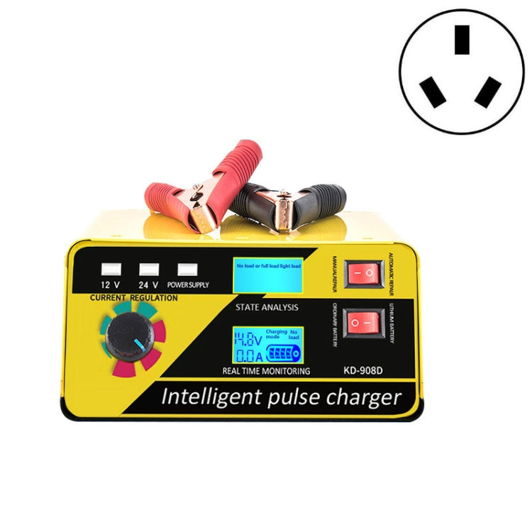 KD-908D Lead-Acid Battery Intelligent Repair Charger Car Battery Charger AU Plug - Battery Charger by PMC Jewellery | Online Shopping South Africa | PMC Jewellery | Buy Now Pay Later Mobicred