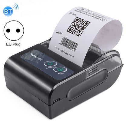 58HB6 Portable Bluetooth Thermal Printer Label Takeaway Receipt Machine, Supports Multi-Language & Symbol/Picture Printing, Model: EU Plug (Brazilian Portuguese) - Printer by PMC Jewellery | Online Shopping South Africa | PMC Jewellery | Buy Now Pay Later Mobicred