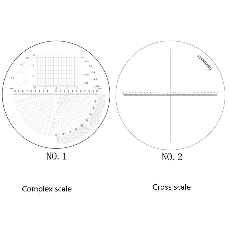 8 LED Lights 3 Groups Of Optical Glass HD With Scale 10 Times Magnifying Glass, Specification: Cross Scale Board - Hand Held Style by PMC Jewellery | Online Shopping South Africa | PMC Jewellery | Buy Now Pay Later Mobicred