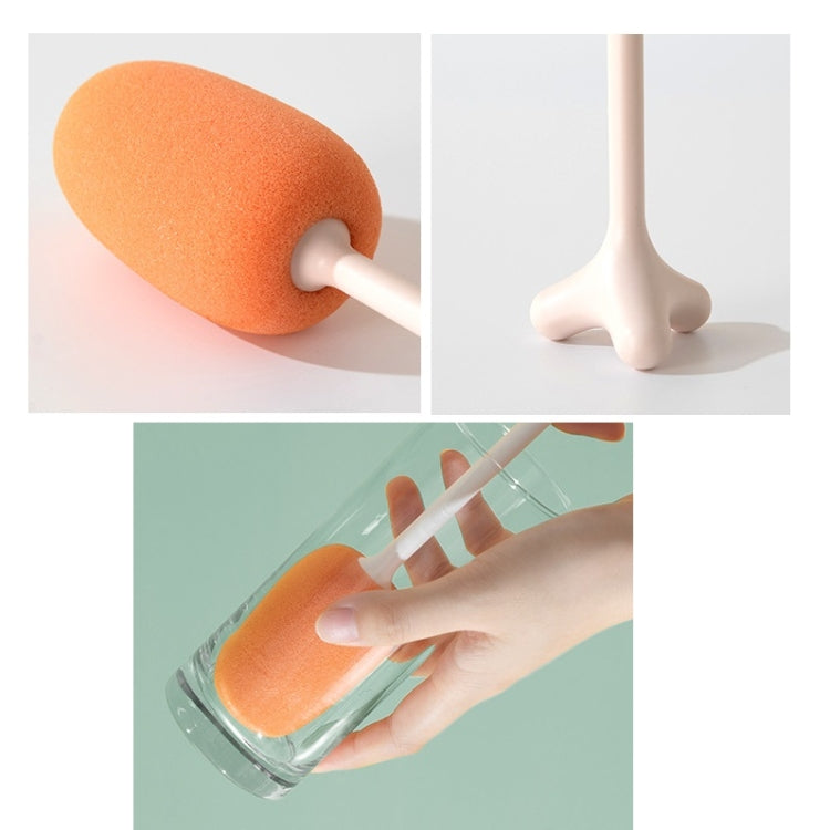 Long Handle Vertical Cup Brush Baby Bottle Sponge Cleaning Brush, Length: 29cm(Blue) - free shipping - PMc TechLife - Order now!