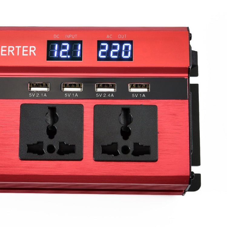 XUYUAN 2000W Car Inverter with USB Display Converter, Specification: 12V to 220V -  by Car Inverter | Online Shopping South Africa | PMC Jewellery | Buy Now Pay Later Mobicred