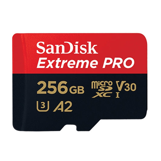 SanDisk U3 High-Speed Micro SD Card  TF Card Memory Card for GoPro Sports Camera, Drone, Monitoring 256GB(A2), Colour: Black Card - Micro SD Card by SanDisk | Online Shopping South Africa | PMC Jewellery | Buy Now Pay Later Mobicred