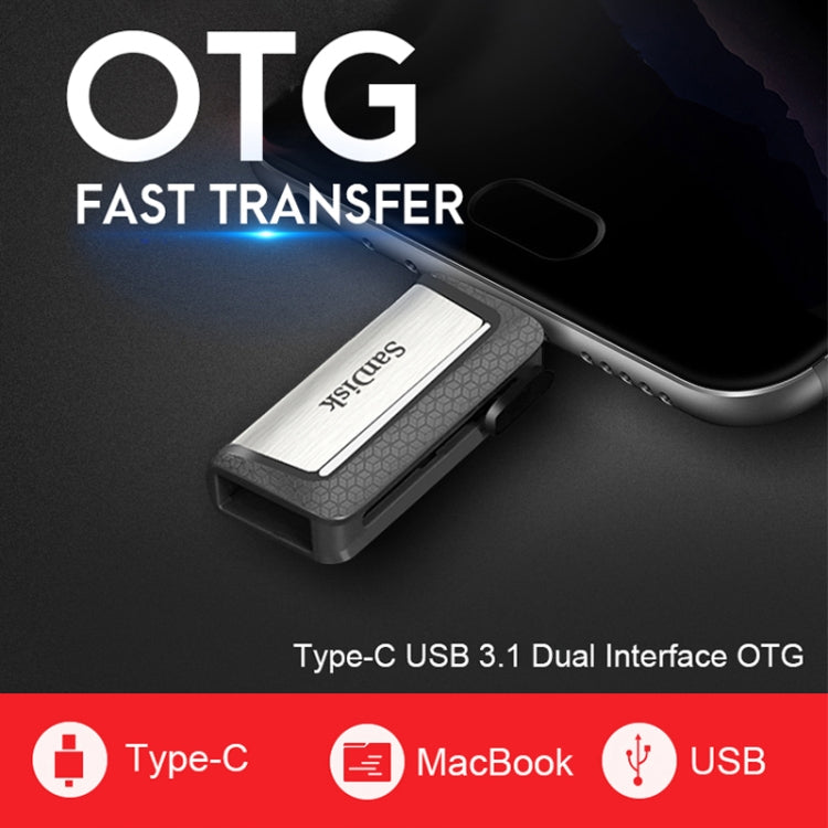 SanDisk SDDDC2 Type-C + USB 3.1 High Speed Mobile Phone OTG U Disk, Capacity: 256GB - USB Flash Drives by SanDisk | Online Shopping South Africa | PMC Jewellery | Buy Now Pay Later Mobicred