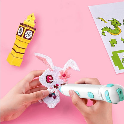 Drawing Three-Dimensional Graffiti Low Temperature 3D Printing Pen For Children A2 Young Bear - 3D Printer by PMC Jewellery | Online Shopping South Africa | PMC Jewellery | Buy Now Pay Later Mobicred