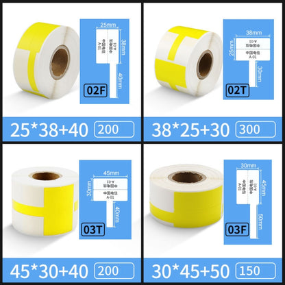 Printing Paper Cable Label For NIIMBOT B50 Labeling Machine(03T-White) - Printer Accessories by NIIMBOT | Online Shopping South Africa | PMC Jewellery | Buy Now Pay Later Mobicred