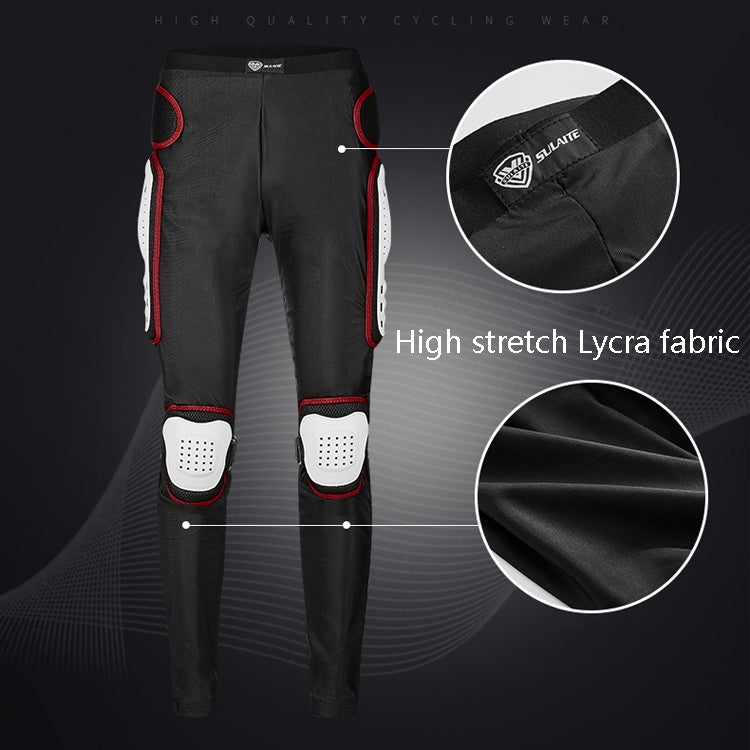 SULAITE Motorcycle Cross-Country Riding Trousers Protective Hip Pants, Specification: M(Black) - free shipping - PMC TechLife - Order now!