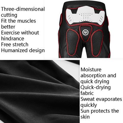 SULAITE Motorcycle Cross-Country Riding Trousers Protective Hip Pants, Specification: L(Red) - Protective Gear by SULAITE | Online Shopping South Africa | PMC Jewellery | Buy Now Pay Later Mobicred