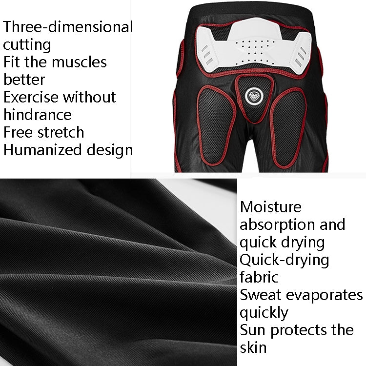 SULAITE Motorcycle Cross-Country Riding Trousers Protective Hip Pants, Specification: XXXXL(Red) - free shipping - PMC TechLife - Order now!