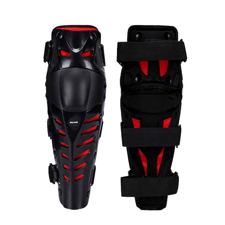 SULAITE Motorcycle Outdoor Riding Anti-Fall Protective Gear Knee Pads(Black Red) - Protective Gear by SULAITE | Online Shopping South Africa | PMC TechLife | Buy Now Pay Later Mobicred