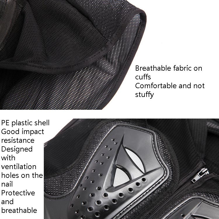 SULAITE GT-032 Motorcycle Racing Sleeveless Riding Protective Clothing, Specification: M(Black) - free shipping - PMC TechLife - Order now!